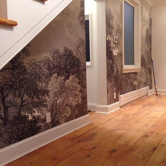 *SOLD* Anthropologie Etched Arcadia Mural - Picture 3 of 8